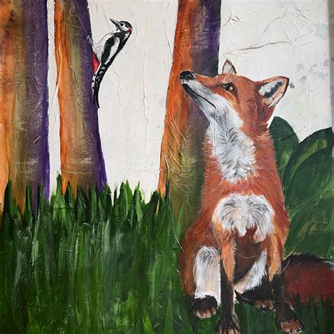 WOODY AND THE FOX - Zeitgeist Art