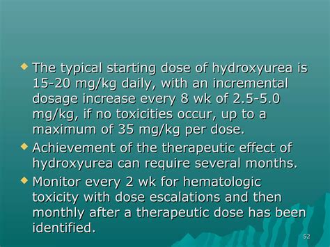 Understanding The Maximum Daily Dose Of Hydroxyurea