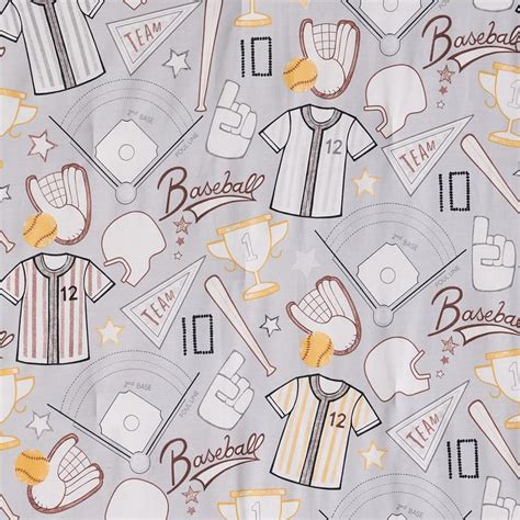 Buy Slate Kids Baseball Cotton Printed Reversible Double Comforter from ...