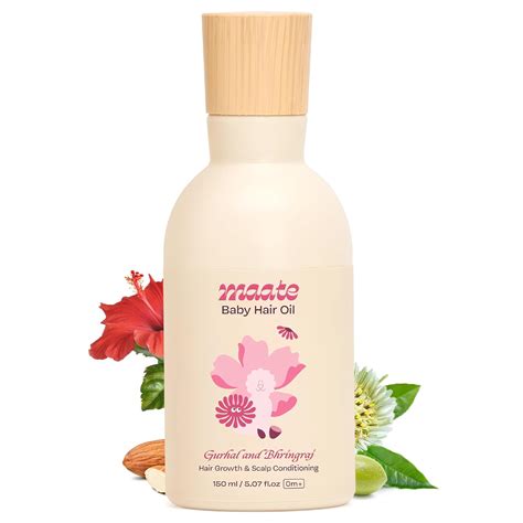MAATE Baby Hair Massage Oil Baby Hair Growth and Scalp Conditioning ...