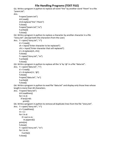 Image result for File Handling Programs