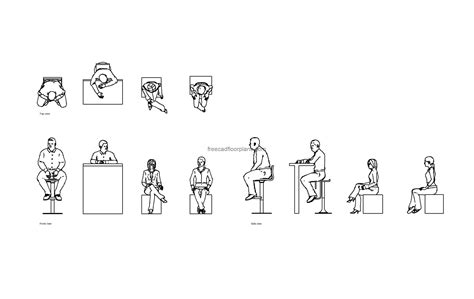 Autocad Block Person Sitting Chair at Natasha Cain blog