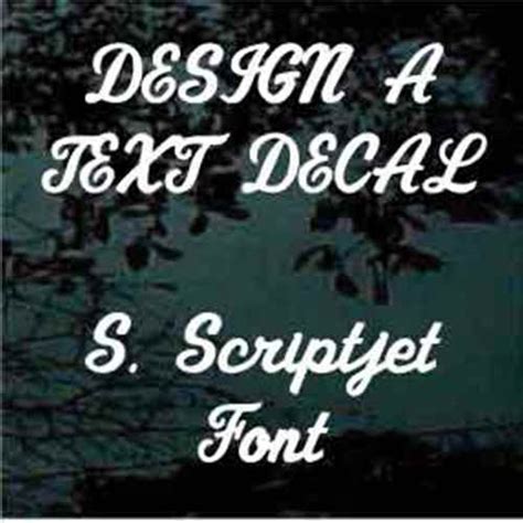 Image result for Script Letters Decals