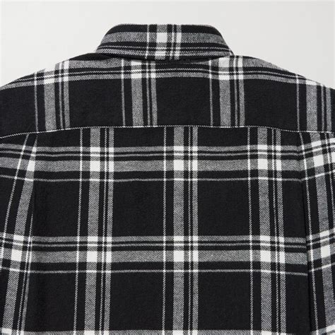Uniqlo Flannel Checked Shirt Outlet Online - Uniqlo Kids Shirts Black