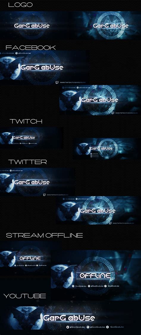 Social Media and Twitch banners, logos, and overlays | Freelancer