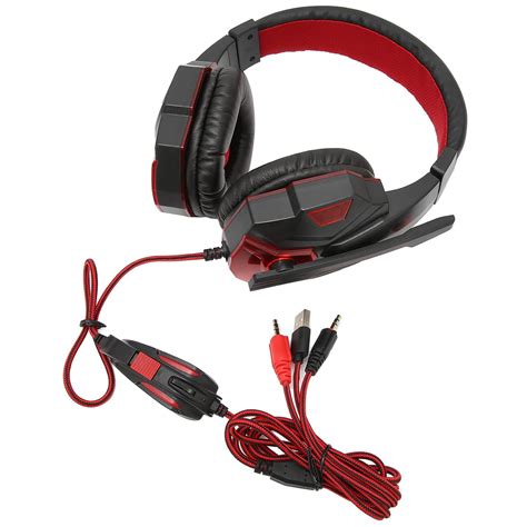 Desktop Computer Gaming Headset Noise Cancelling Headphone Adjustable ...