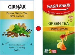 Girnar Desi Kahwa Detox Tea - 36 Tea Bags Green Tea Bags Box Price in ...