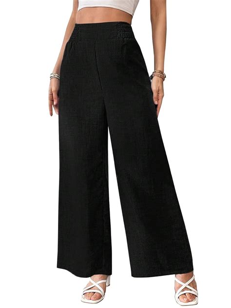 Buy Vogaan Trousers for Women | Women Loose Fit Trousers | Women's High ...