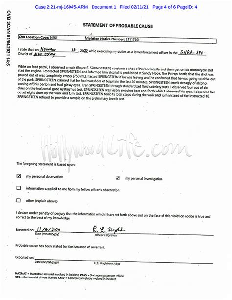 Image result for Springsteen DWI