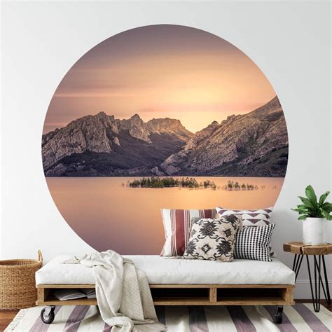 Round wall mural Cuadrado - Killing me softly - non self-adhesive/self ...