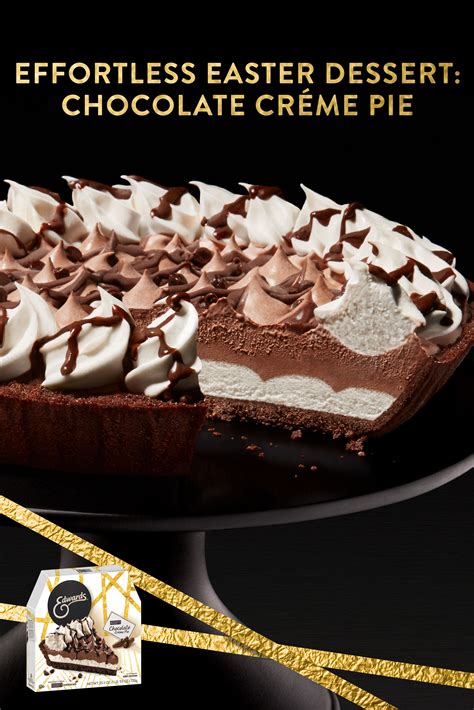 Edwards Hershey's Chocolate Crème Pie | Desserts, Christmas desserts ...