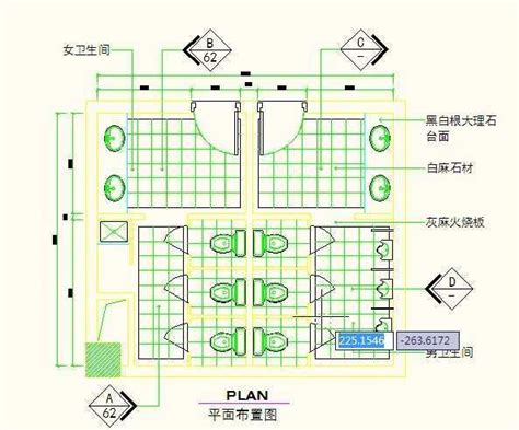 厕所CAD全套施工图免费下载 - 园林施工 - 土木工程网