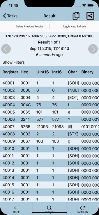 CAS Modbus Scanner 的图像结果