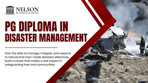 PG Diploma in Disaster Management - Nelson Business School