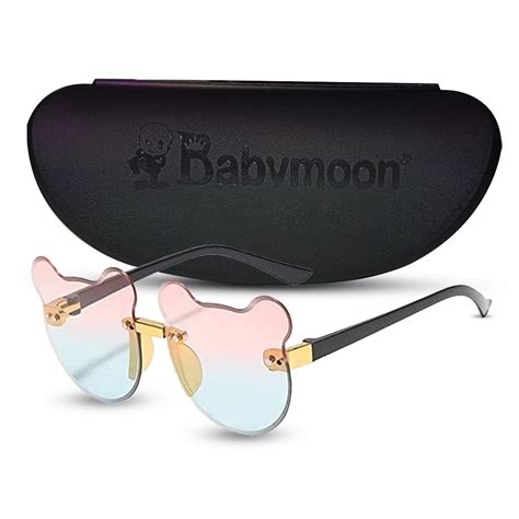 BabyMoon Kids Bear Shaped Summer Sunglasses Goggles For Girls & Boys (2 ...