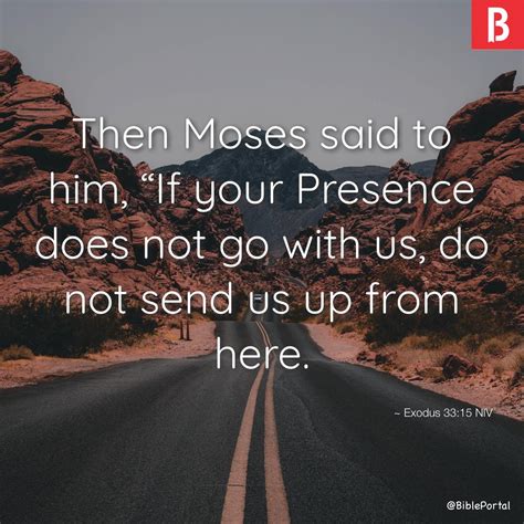 Verse of the Day - Exodus 33:15 KJV - Highland Park Baptist Church ...