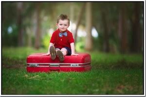 Baby Sitting in Suit Case Poster Paper Print - Children posters in ...