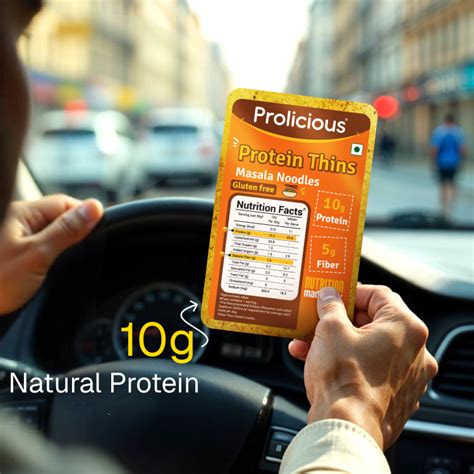 Prolicious Masala Noodle Thins - High Protein I High Fiber