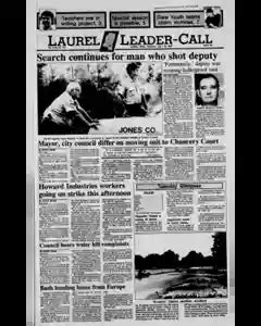 Laurel Leader Call Newspaper Archives, Jul 18, 1989, p. 1