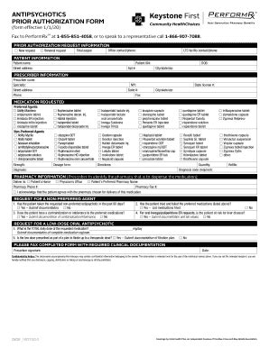 Fillable Online Atypical Antipsychotics Prior Authorization Request ...
