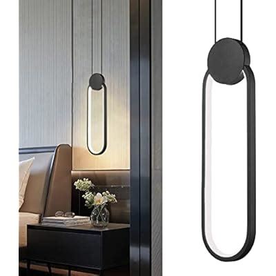 PINDODO Modern Black LED Pendant Lights Fixtures, 2 Pack India | Ubuy