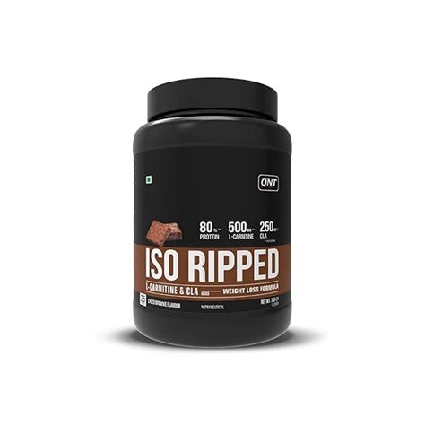 QNT ISO Ripped | Whey Protein Isolate Powder with L-Carnitine & CLA ...