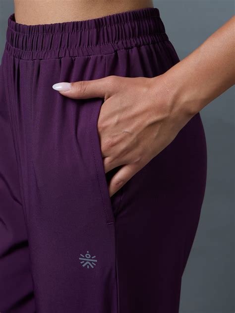 Buy Women's Purple Night Run Trackpants Online in India | Cult Store