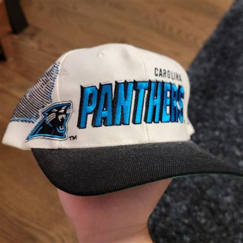 Vintage Carolina Panthers Hat By Sports... - Depop