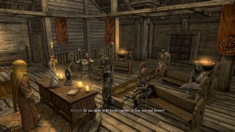 For the first time ever I decided to get married in Skyrim, and my all ...