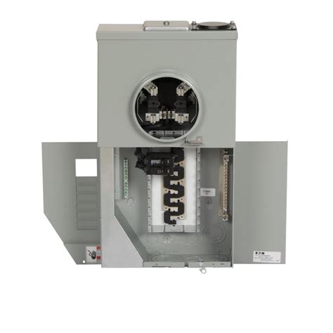 Eaton Type BR 100-Amp 12-Spaces 24-Circuit Outdoor Main Breaker Meter ...