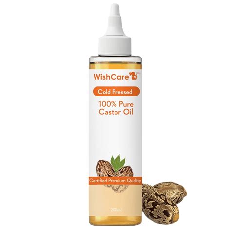 WishCare® Premium Cold Pressed Castor Oil - Pure & Virgin Grade - For ...