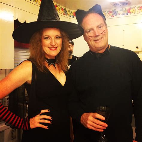 DIY Witch and black cat couples costume | Couples costumes, Couples ...