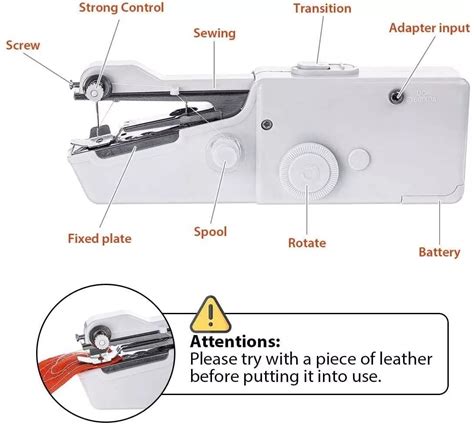 Image result for How to Use Mini Handheld Sewing Machine