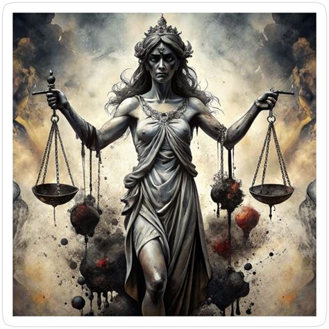 Themis God Of Justice Sticker | Goddess of justice, Libra art, Justice