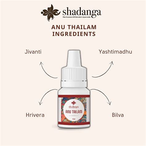 Shadanga Anu Tailam – Ayurvedic Oil for Nose, Ears, Eyes & Tongue ...