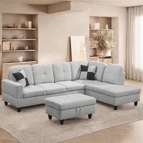 ChicFurnit L Shaped Sectional Couches, Lounge Modular Sectional India ...