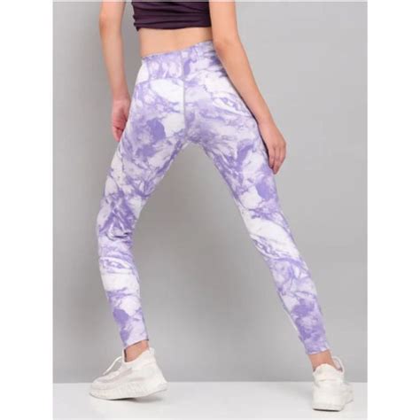 Technosport Women's Active Starry Night Running Tights-W110 (Lavish Li ...