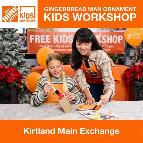 The Home Depot Gingerbread Man Ornament Kids Workshop , 7901 Gibson ...