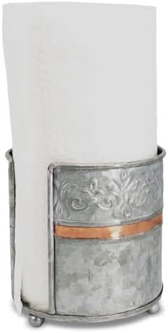 Autumn Alley Farmhouse Galvanized Counter Top Kitchen Paper Towel ...