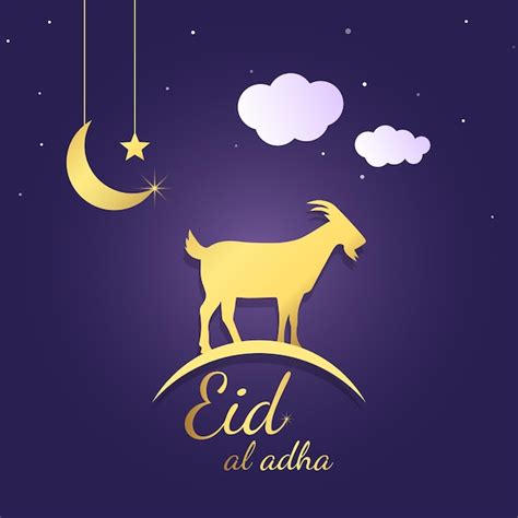 Happy eid al adha mubarak social media post | Premium Vector