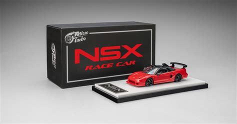 Micro Turbo 1/64 NSX Race Car. METALLIC RED | Miniature Store