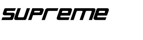 Image result for supreme font