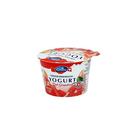 Buy Emmi Yoghurt Pink Grape Fruit, 100g Cup Online at Natures Basket