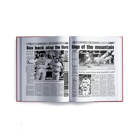 Boston Red Sox History Newspaper Book | Shop the Hartford Courant ...