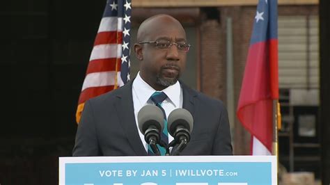 Rev. Raphael Warnock addresses rally | FOX 5 Atlanta