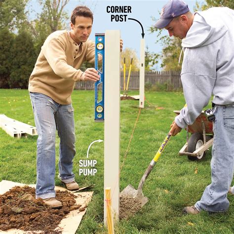 Installing a Vinyl Fence (DIY) | Family Handyman