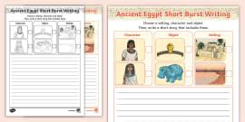 Ancient Egyptian Words and Writing - Hieroglyphics - Twinkl