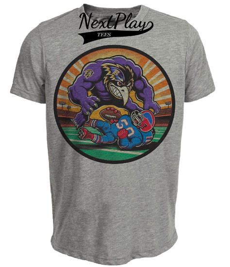 Baltimore Ravens vs. Buffalo Bills Retro Rivalry Football Mascot 1997 ...