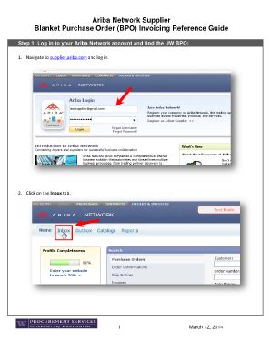 Fillable Online f2 washington (BPO) Invoicing Reference Guide - f2 ...