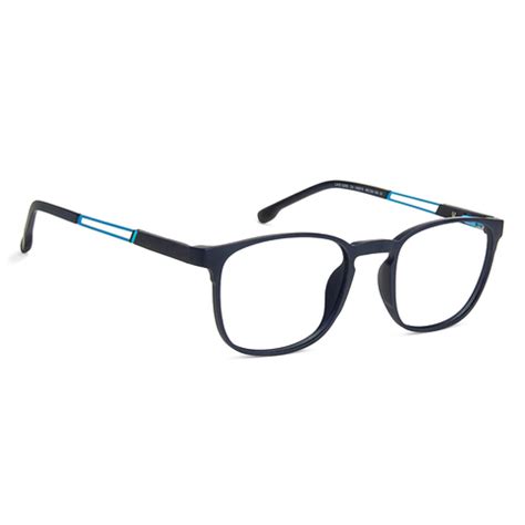 Buy Matte Blue Sky Blue Full Rim Square Lenskart Air LA Air Essentials ...